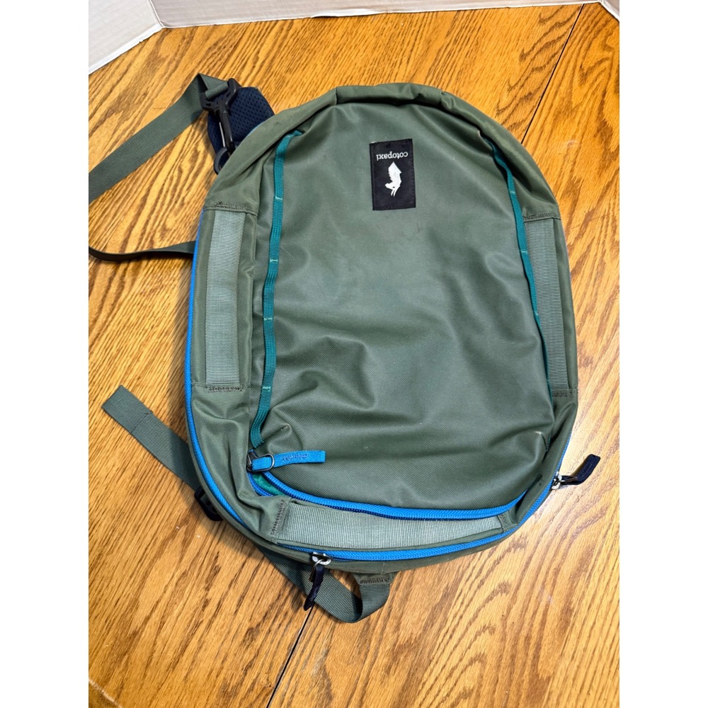 Cotopaxi Nazca 24L Travel Pack Backpack Olive Green Blue Carry On Discontinued